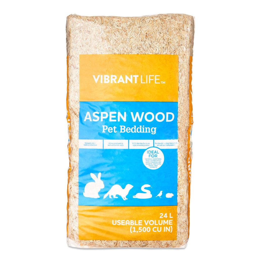 (3 Pack)  Aspen Wood Pet Bedding, 24 L Bag