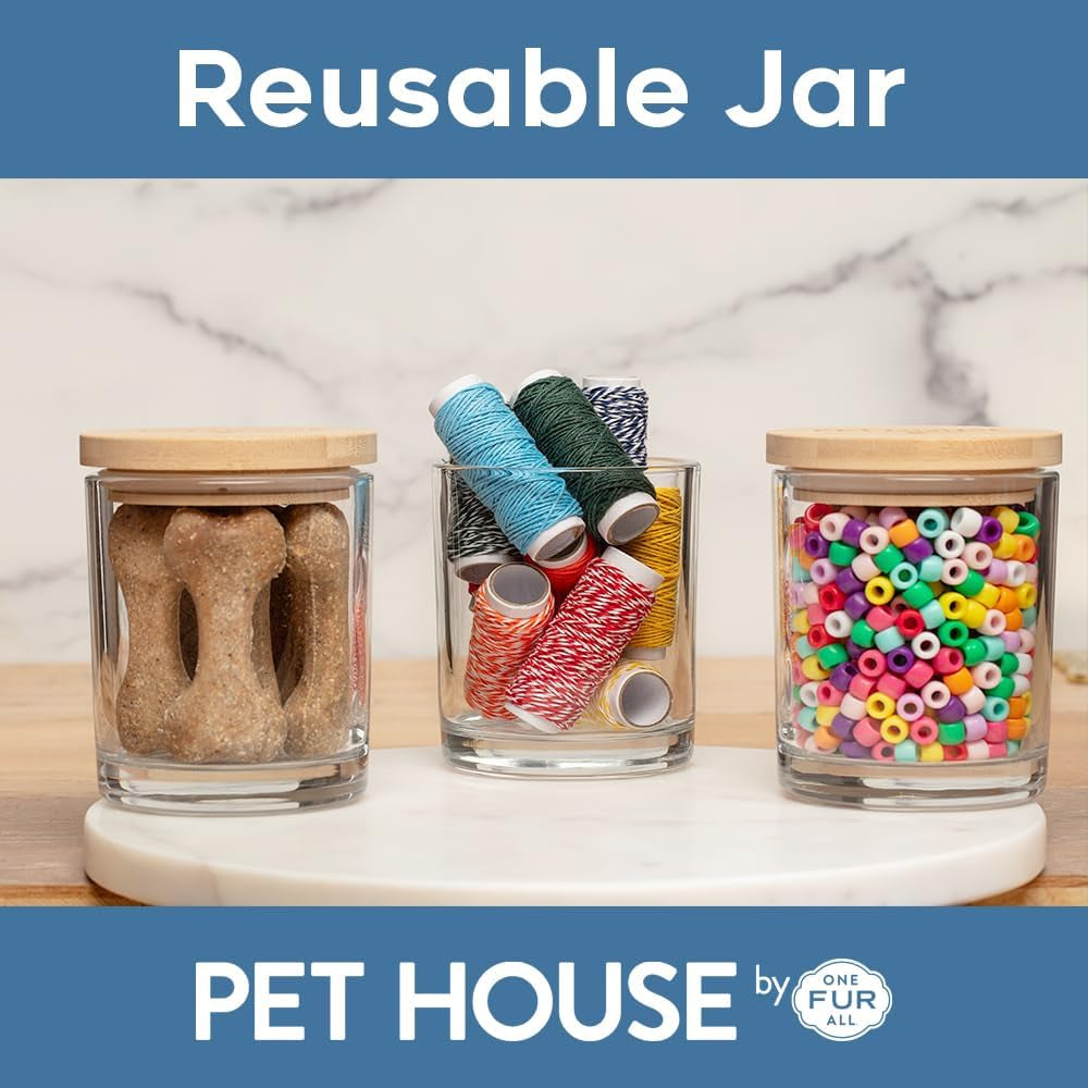 Pet House Fall Candles, Long Lasting, Clean Burning, Soy Wax Scented Candles for Pet Odor, Pumpkin Spice