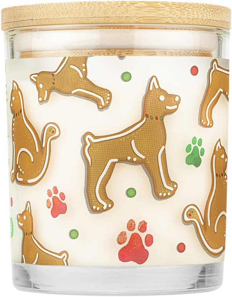 Pet House Christmas Candles, Long Lasting, Clean Burning, Soy Wax Scented Pet Odor Candles, Gingerbread Cookies