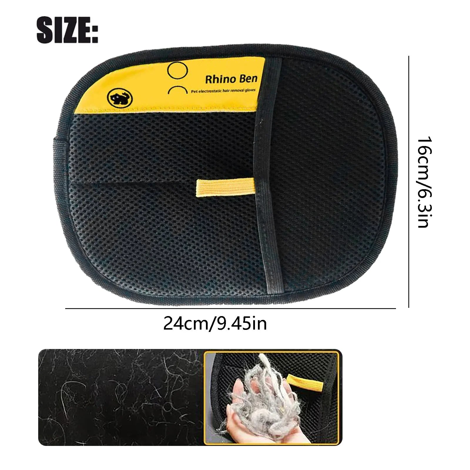 Summer Clearance!2Pc Pet Hair Removal Glove,Pet Hair Remover,Washable Reusable Double Sided Static Pet Hair Removal Glove for Couch,Furniture,Carpet,Car Seat